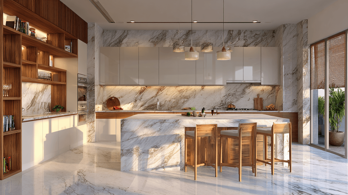 Beautiful modern kitchen interior design