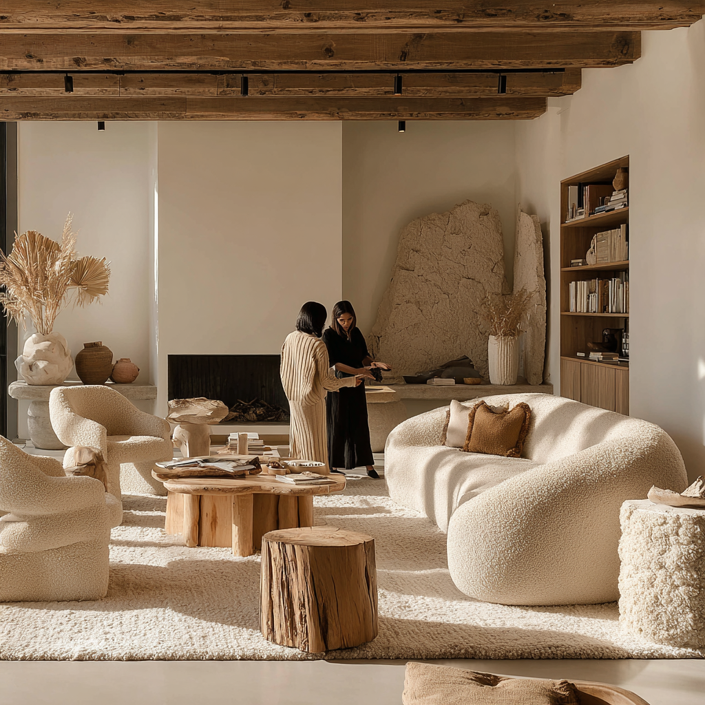 Warm living room scene